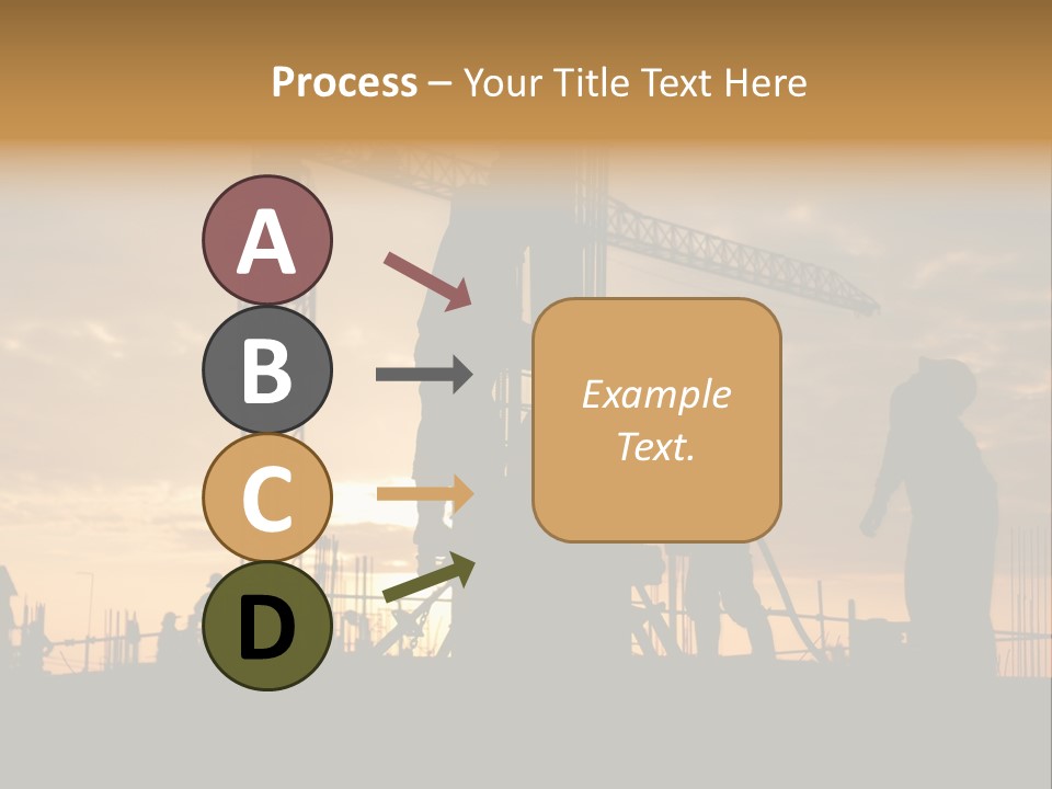 Housing Sunset Labor PowerPoint Template