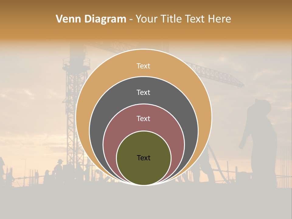 Housing Sunset Labor PowerPoint Template