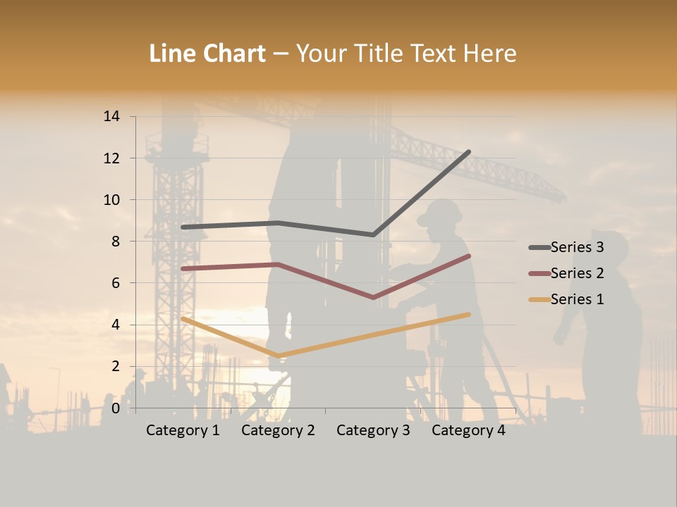 Housing Sunset Labor PowerPoint Template