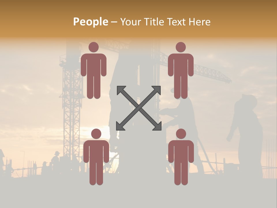 Housing Sunset Labor PowerPoint Template