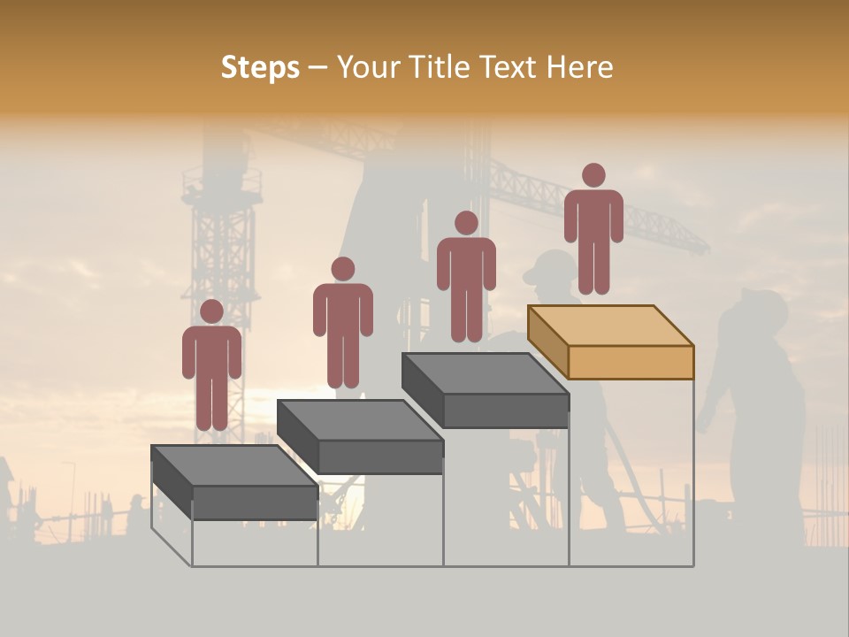 Housing Sunset Labor PowerPoint Template