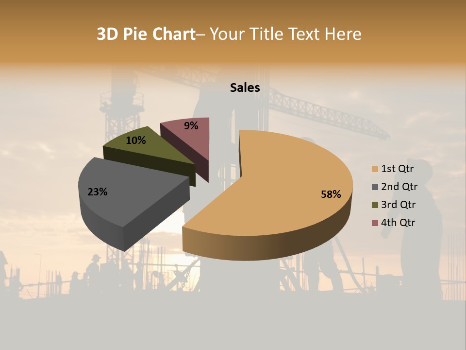 Housing Sunset Labor PowerPoint Template