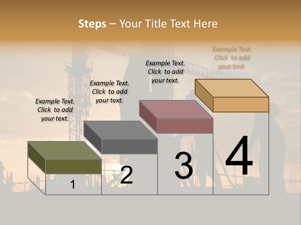 Housing Sunset Labor PowerPoint Template