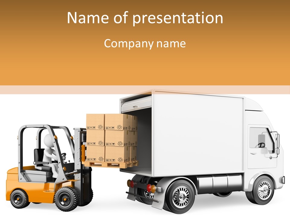 Person Store Handling PowerPoint Template