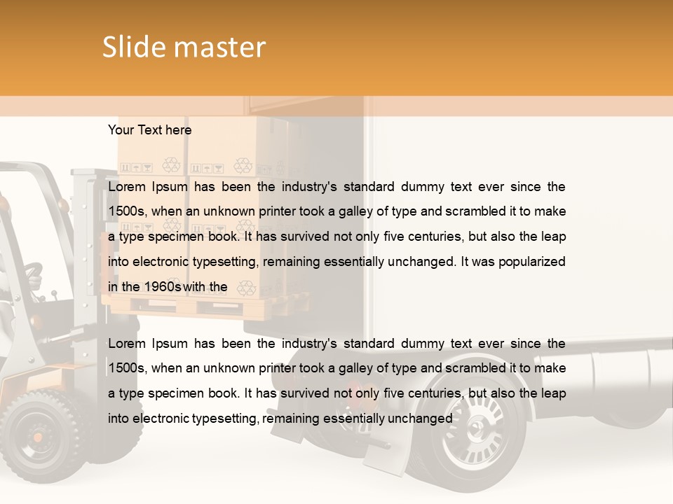 Person Store Handling PowerPoint Template