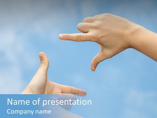 Hand Thumb Park PowerPoint Template