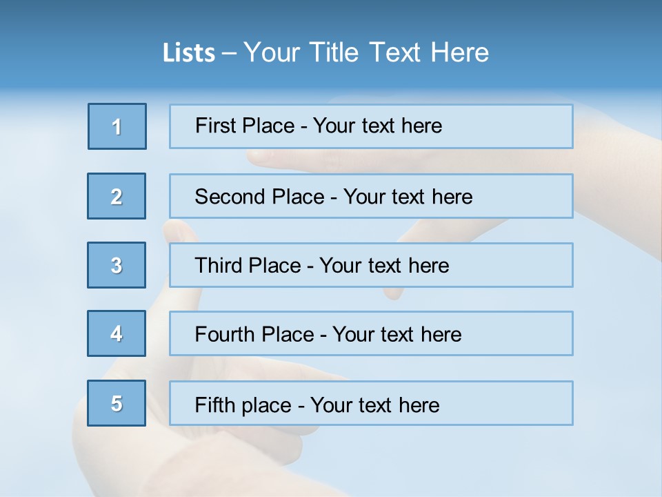 Hand Thumb Park PowerPoint Template