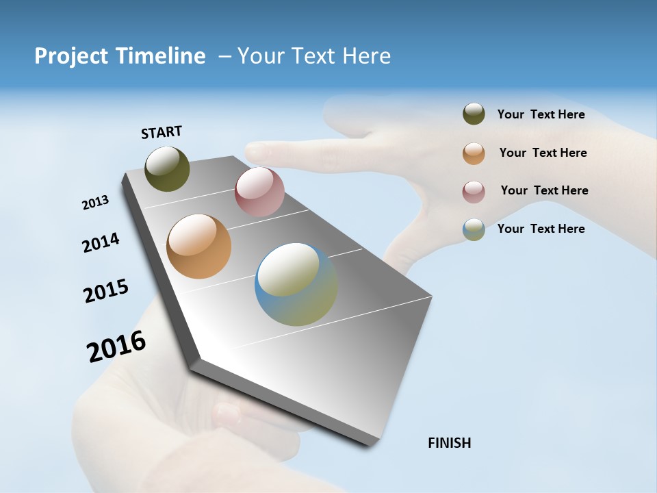 Hand Thumb Park PowerPoint Template