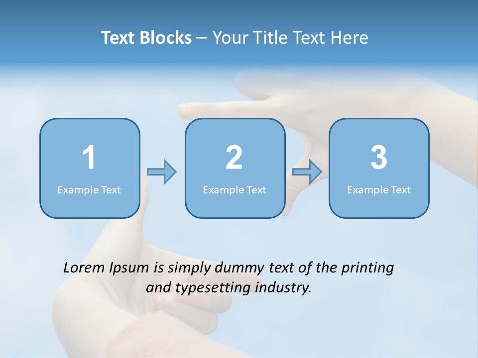 Hand Thumb Park PowerPoint Template