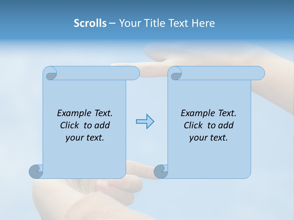 Hand Thumb Park PowerPoint Template