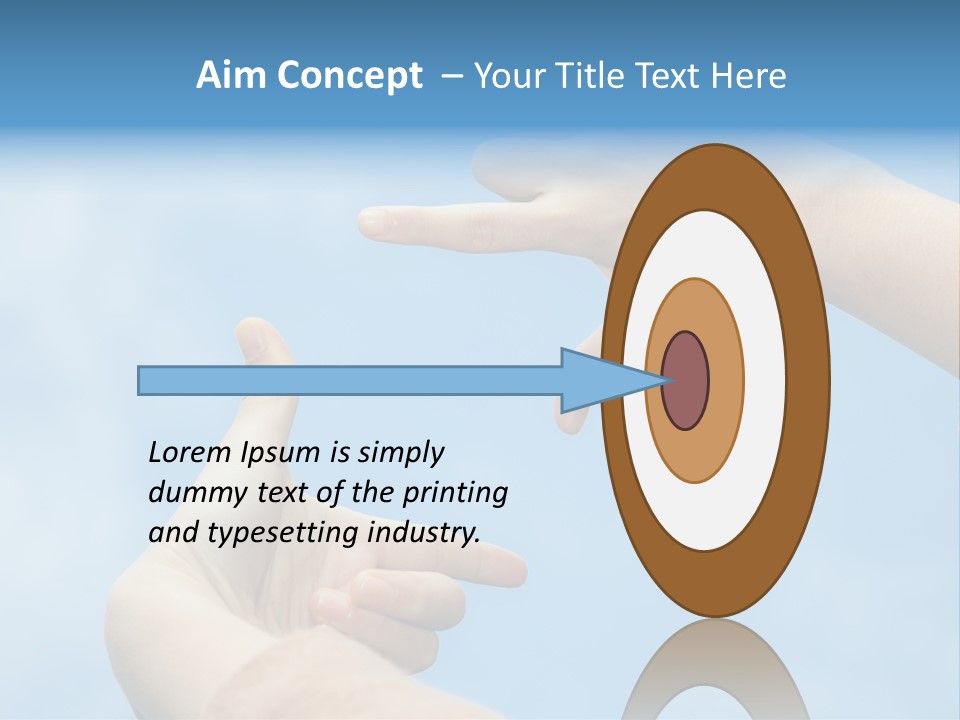 Hand Thumb Park PowerPoint Template