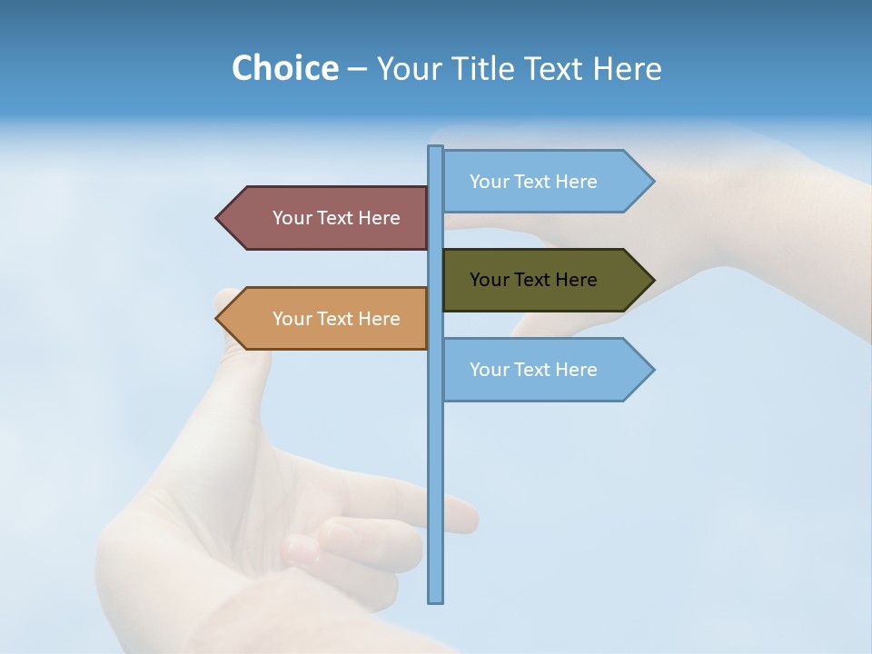 Hand Thumb Park PowerPoint Template