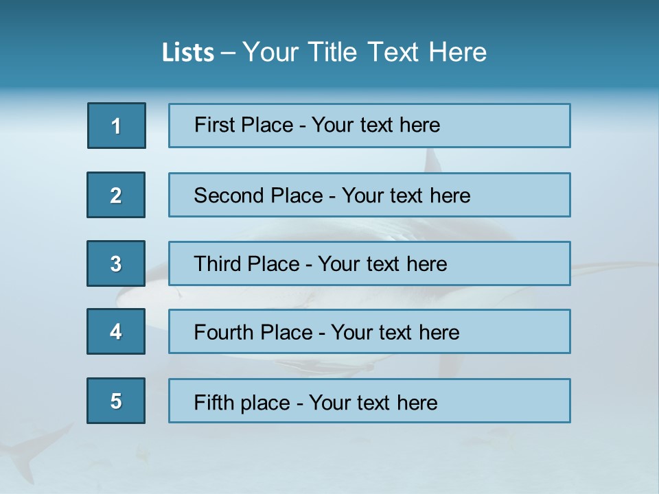 Sea Life Wildlife Sea PowerPoint Template