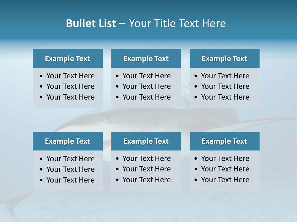 Sea Life Wildlife Sea PowerPoint Template