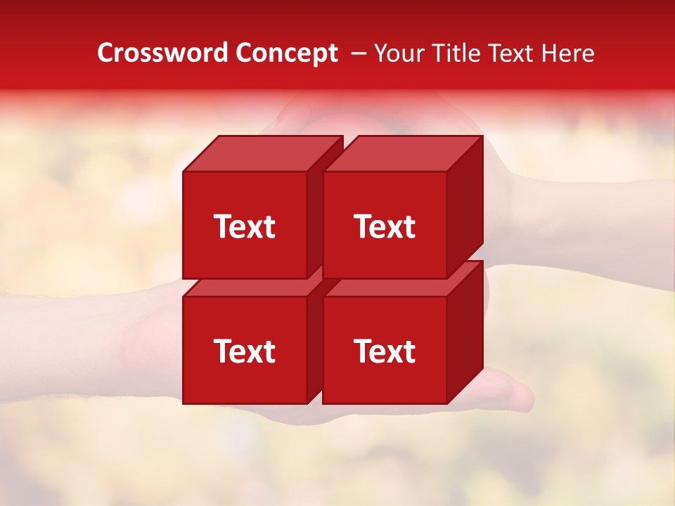 Female Outdoors Inside PowerPoint Template