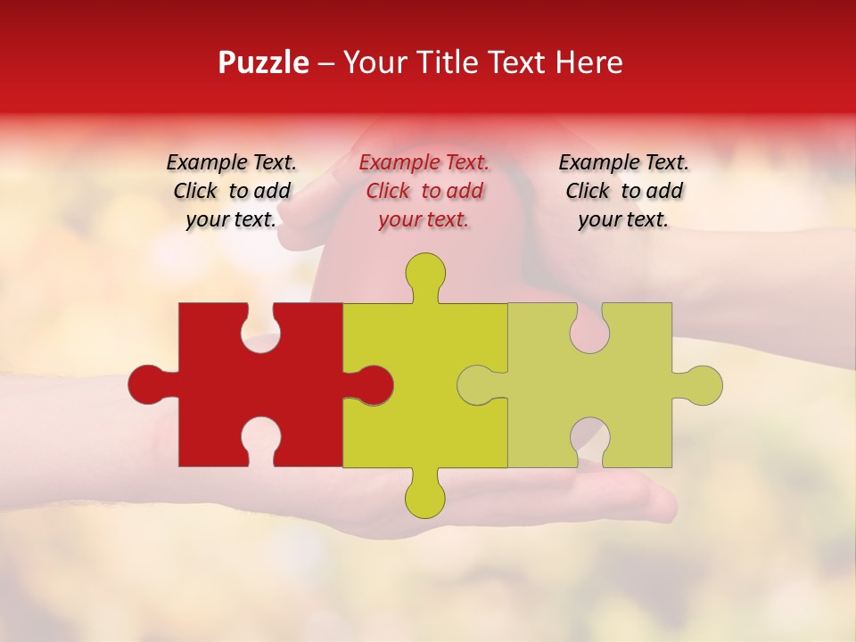 Female Outdoors Inside PowerPoint Template