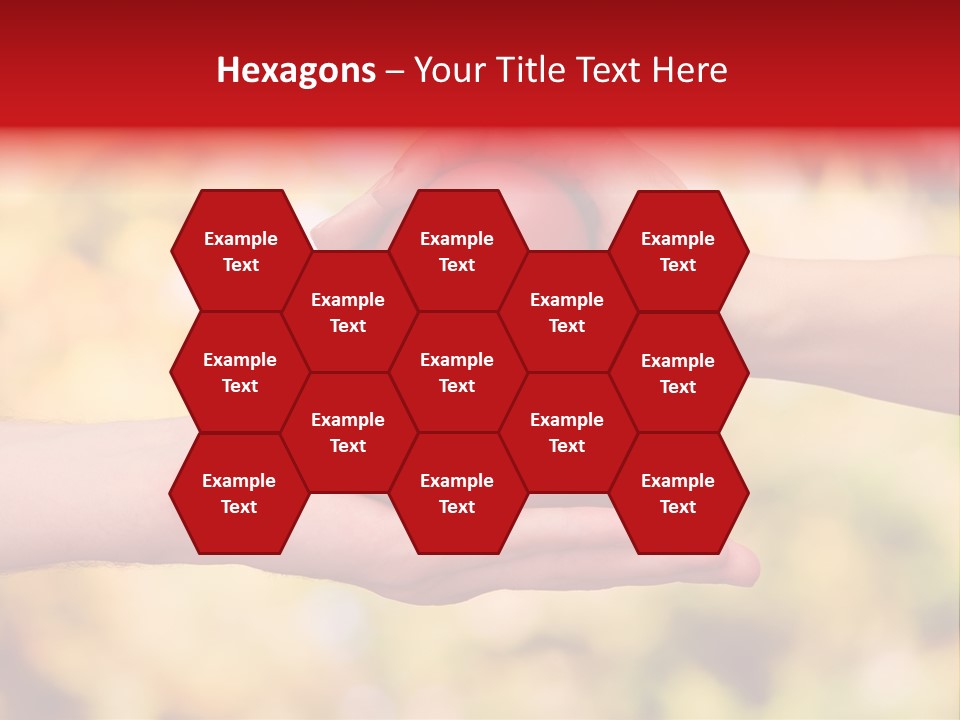 Female Outdoors Inside PowerPoint Template