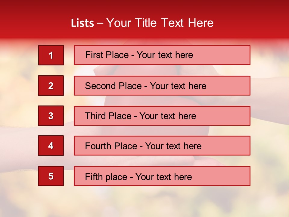 Female Outdoors Inside PowerPoint Template