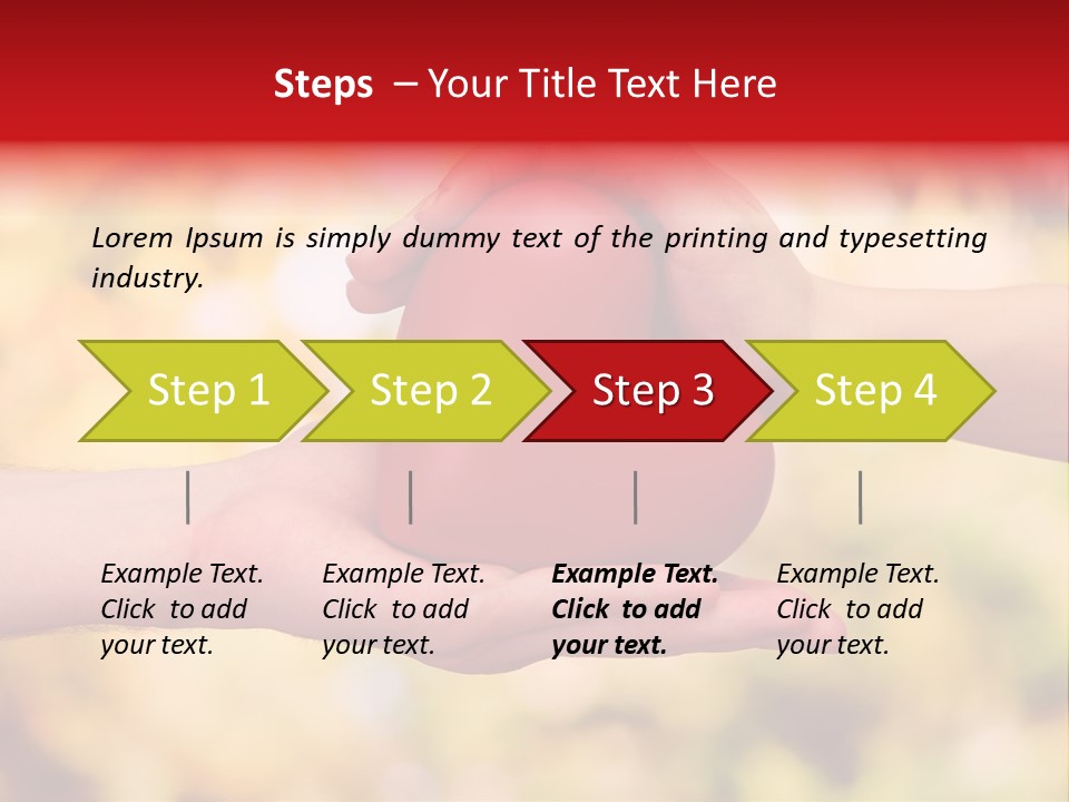 Female Outdoors Inside PowerPoint Template
