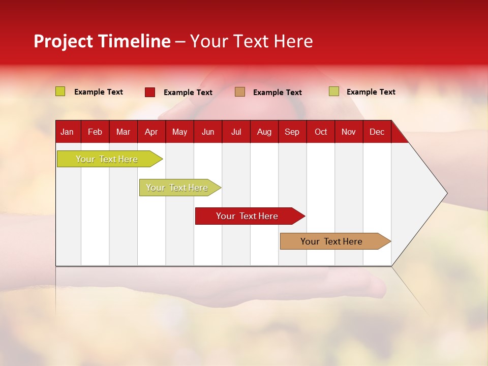 Female Outdoors Inside PowerPoint Template