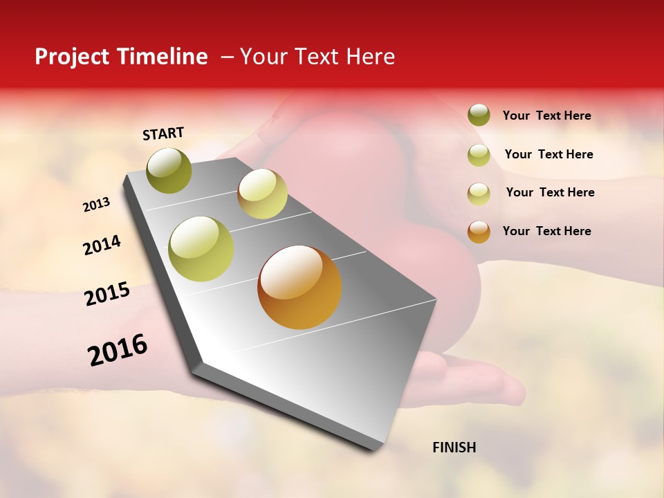 Female Outdoors Inside PowerPoint Template