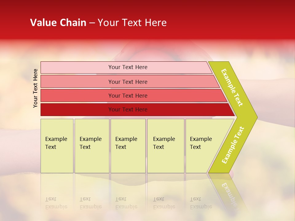 Female Outdoors Inside PowerPoint Template