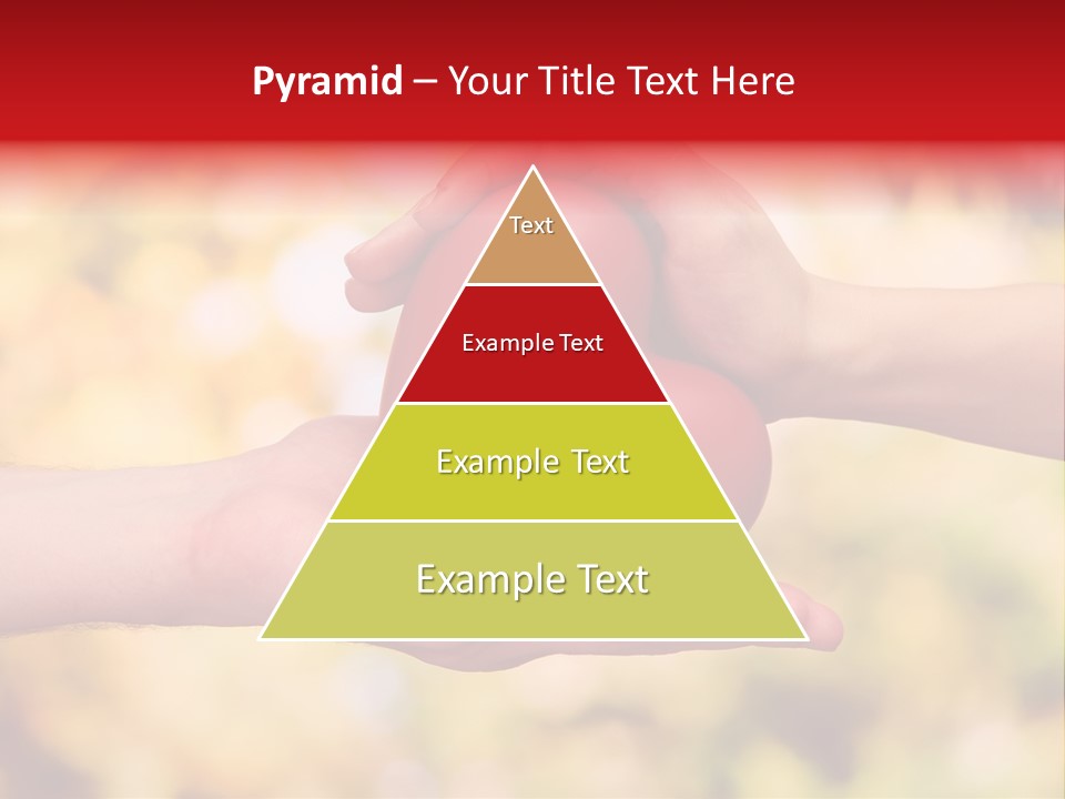 Female Outdoors Inside PowerPoint Template