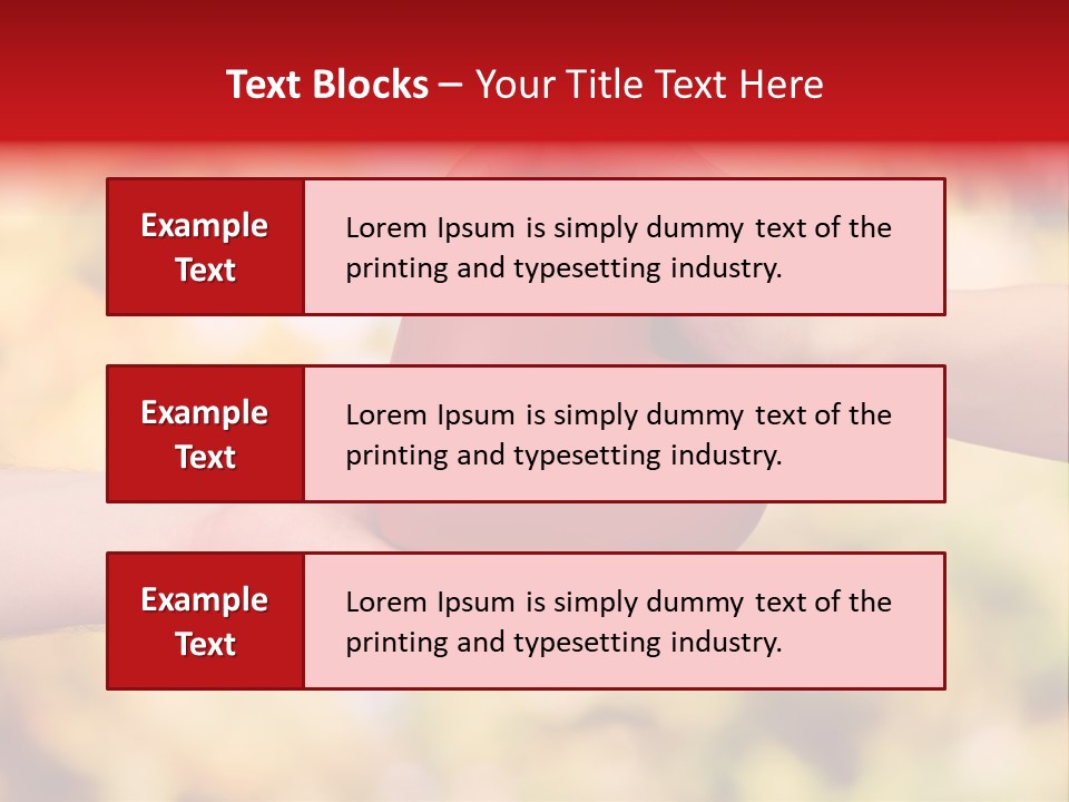 Female Outdoors Inside PowerPoint Template