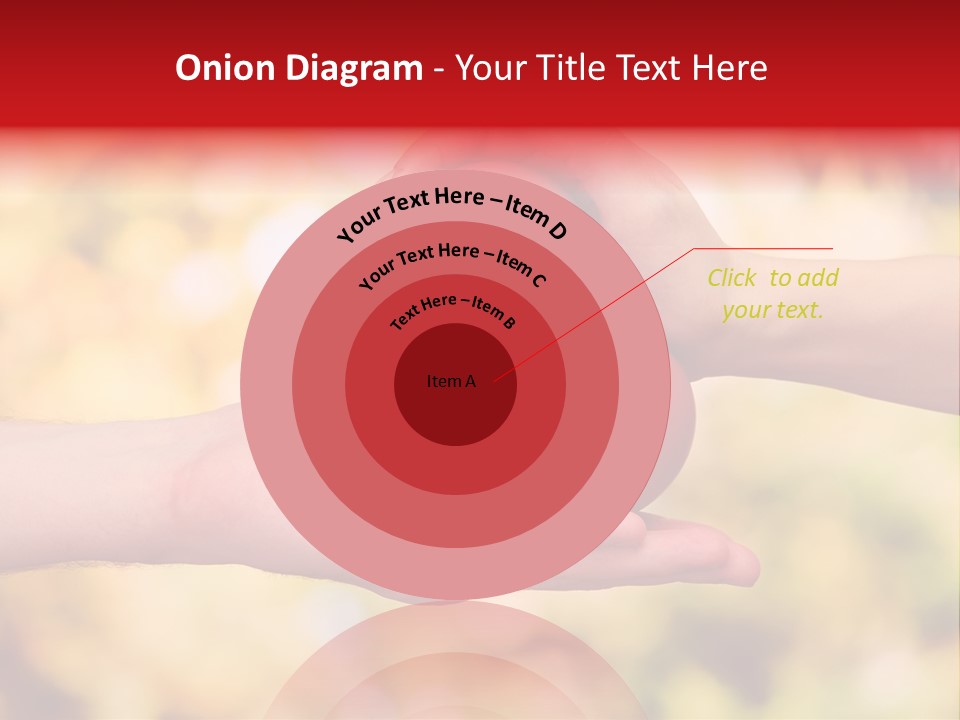 Female Outdoors Inside PowerPoint Template