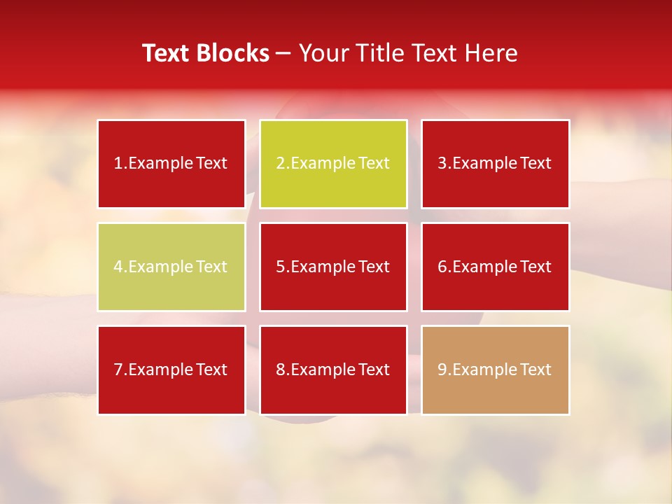 Female Outdoors Inside PowerPoint Template