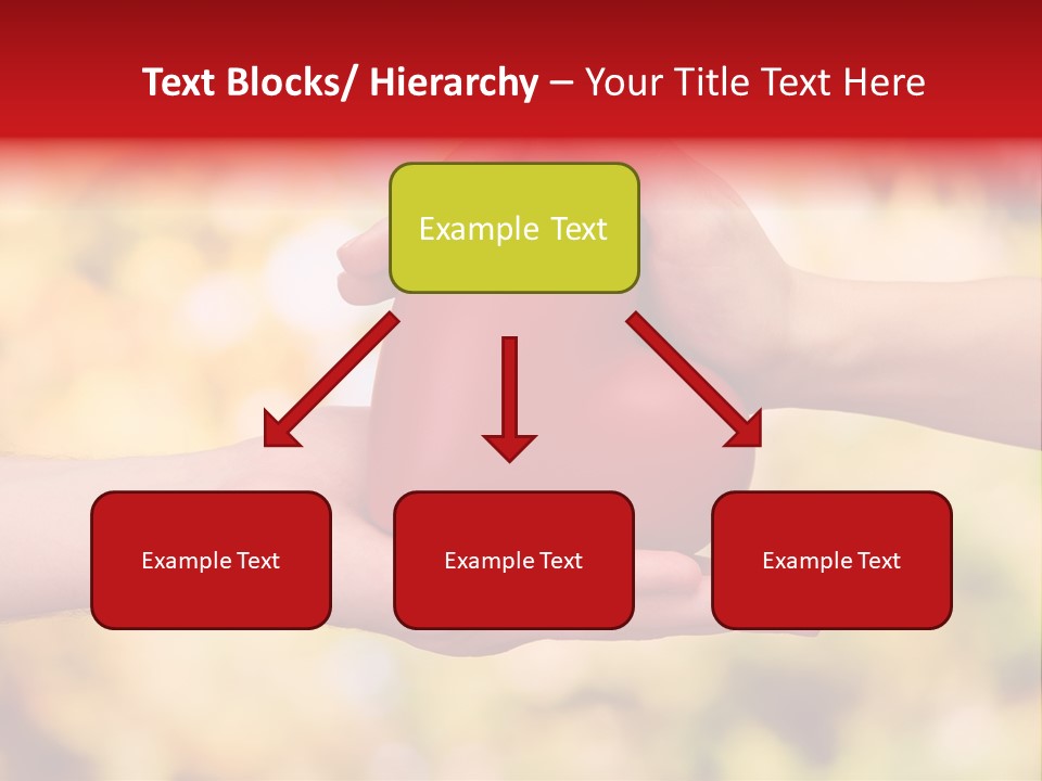 Female Outdoors Inside PowerPoint Template