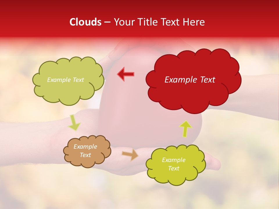 Female Outdoors Inside PowerPoint Template