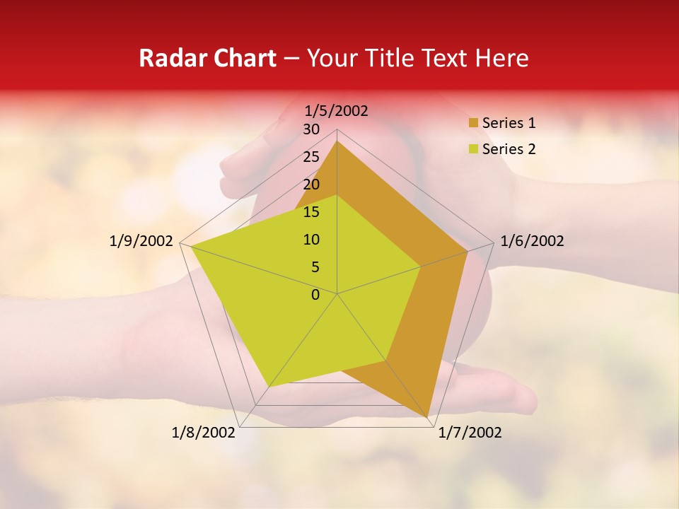 Female Outdoors Inside PowerPoint Template