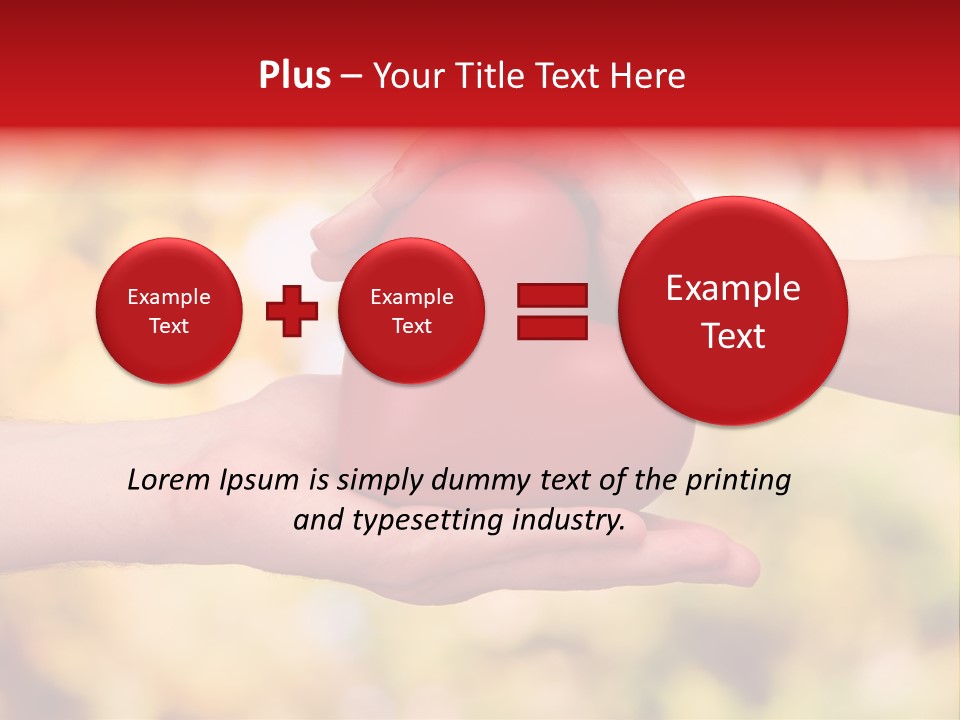 Female Outdoors Inside PowerPoint Template