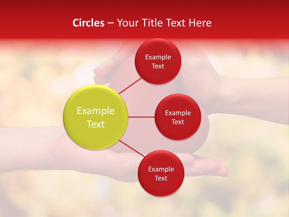 Female Outdoors Inside PowerPoint Template