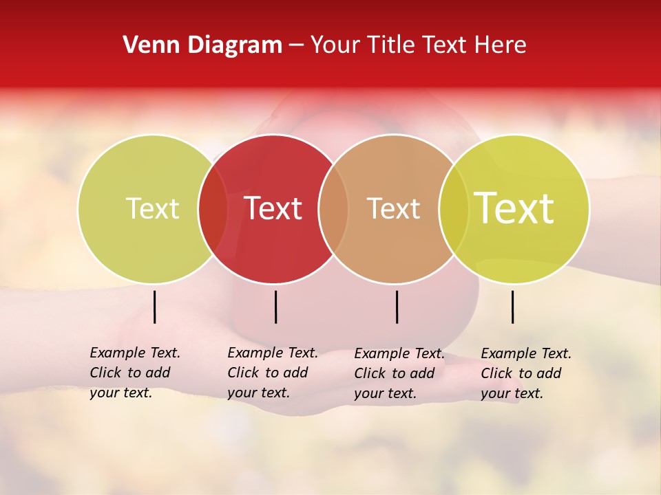 Female Outdoors Inside PowerPoint Template