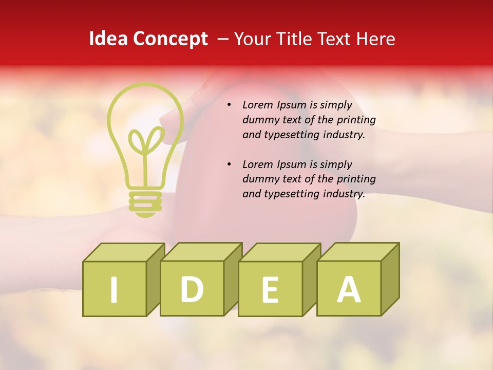 Female Outdoors Inside PowerPoint Template