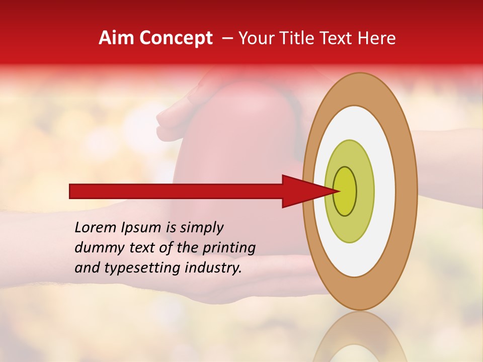 Female Outdoors Inside PowerPoint Template