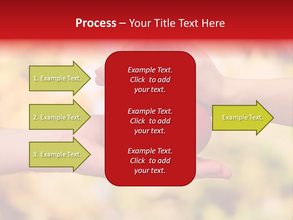 Female Outdoors Inside PowerPoint Template