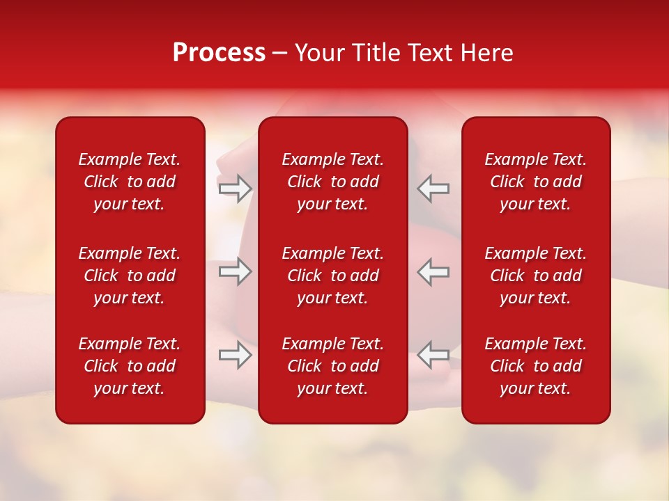 Female Outdoors Inside PowerPoint Template