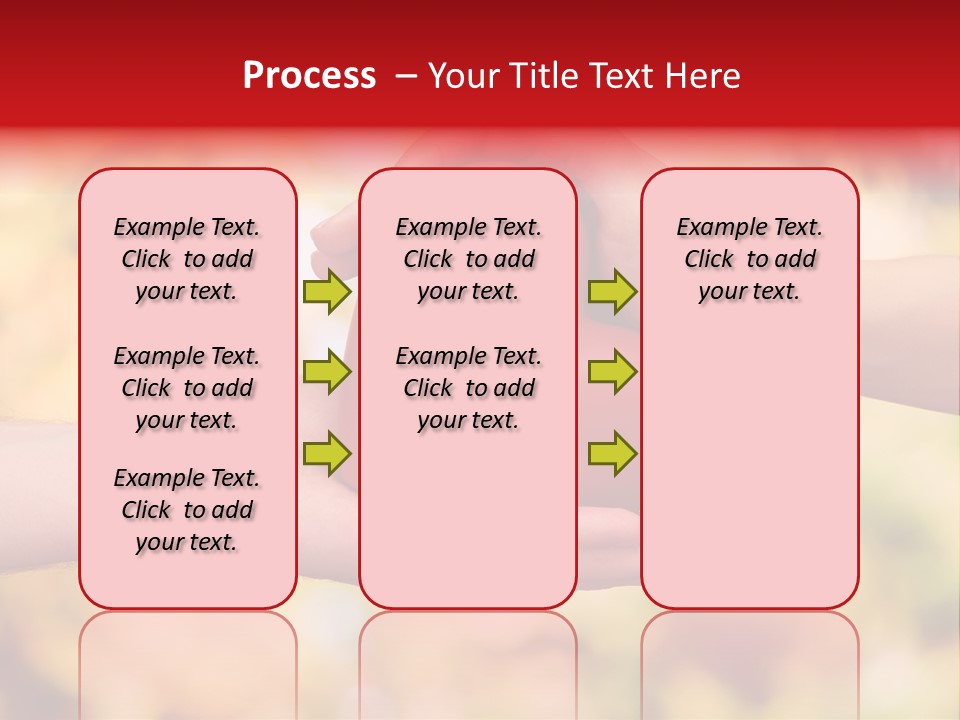 Female Outdoors Inside PowerPoint Template