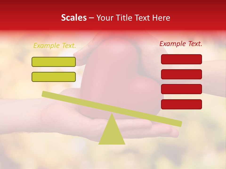 Female Outdoors Inside PowerPoint Template