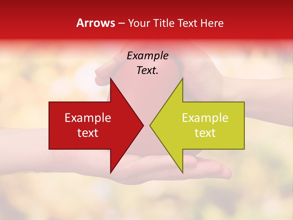 Female Outdoors Inside PowerPoint Template