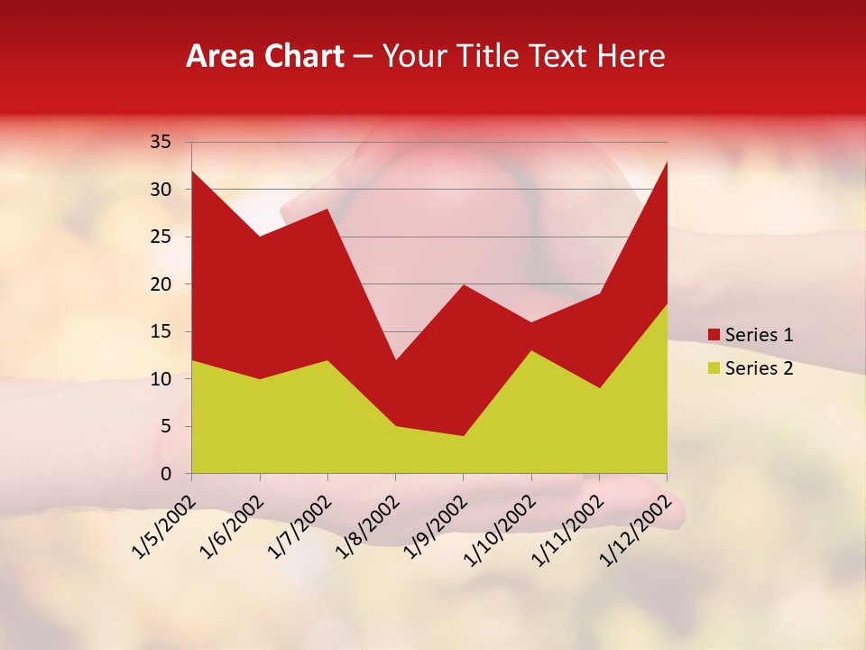 Female Outdoors Inside PowerPoint Template