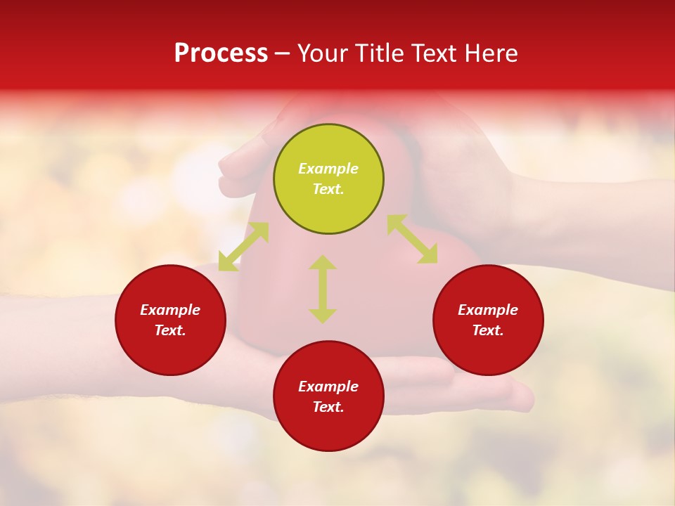 Female Outdoors Inside PowerPoint Template