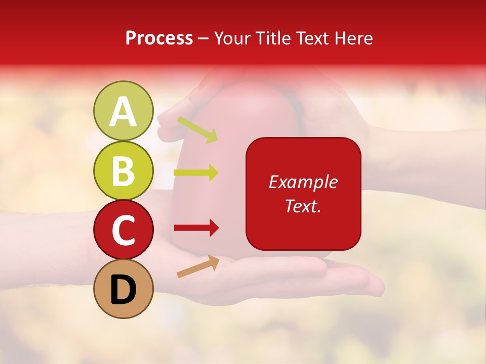 Female Outdoors Inside PowerPoint Template