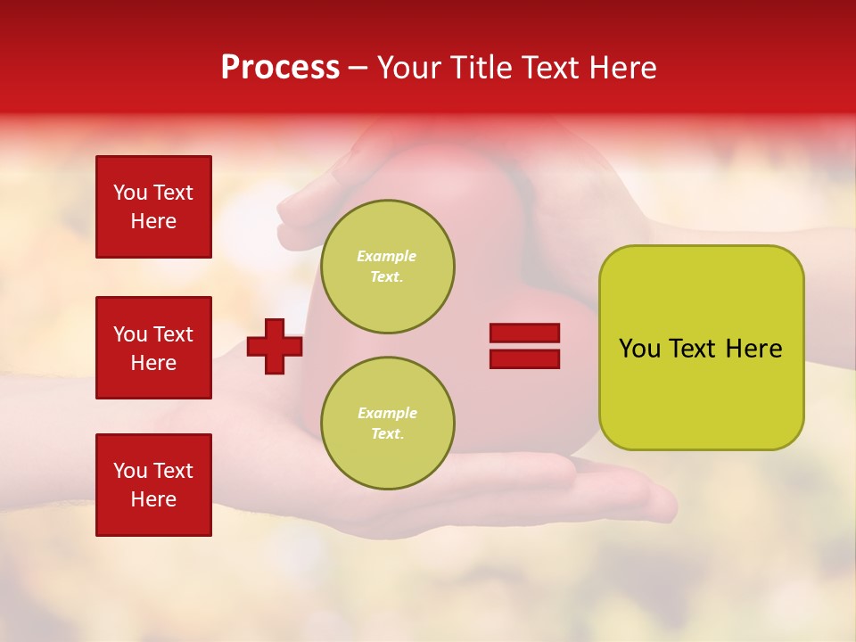 Female Outdoors Inside PowerPoint Template