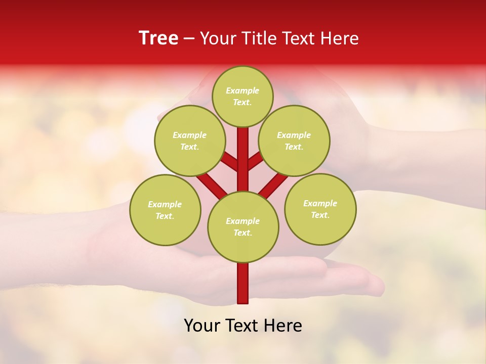 Female Outdoors Inside PowerPoint Template