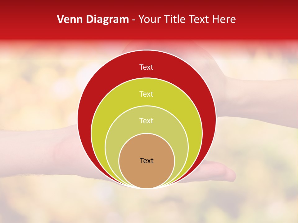 Female Outdoors Inside PowerPoint Template