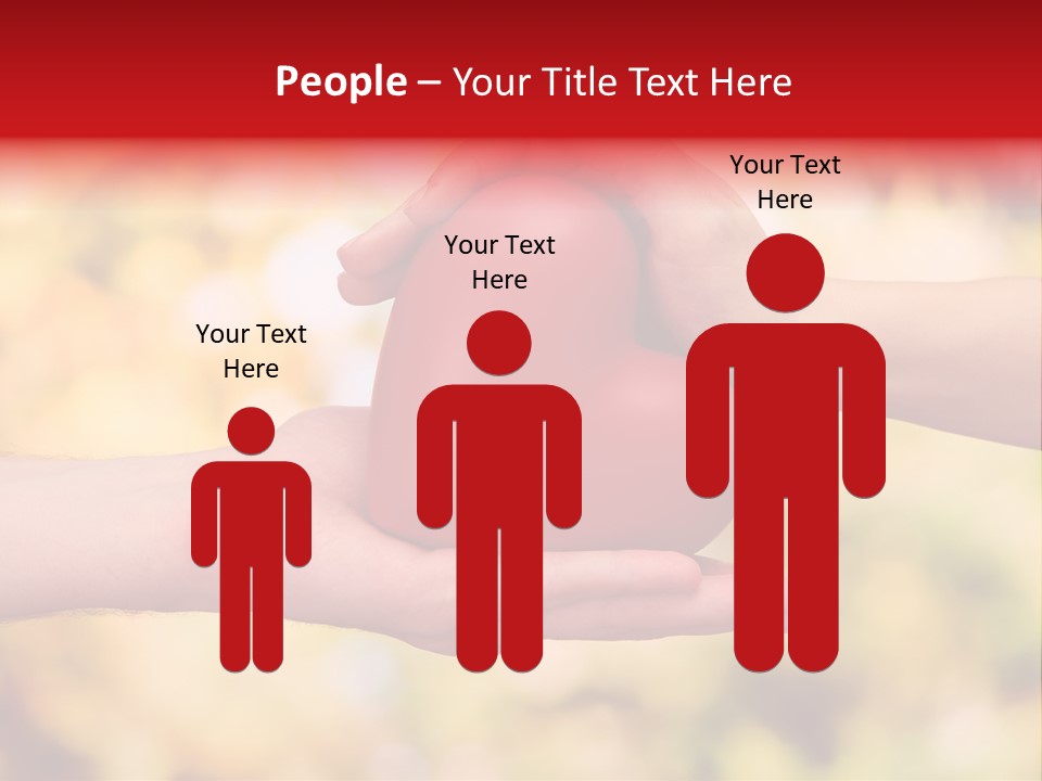 Female Outdoors Inside PowerPoint Template